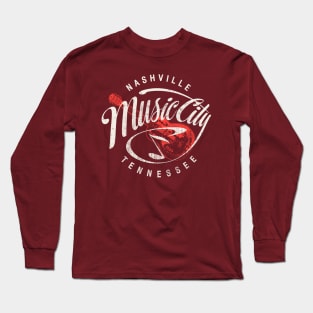 Nashville Music City USA Vintage Long Sleeve T-Shirt